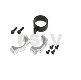 313062 CNC Tail Support Clamp (Silver anodized) 